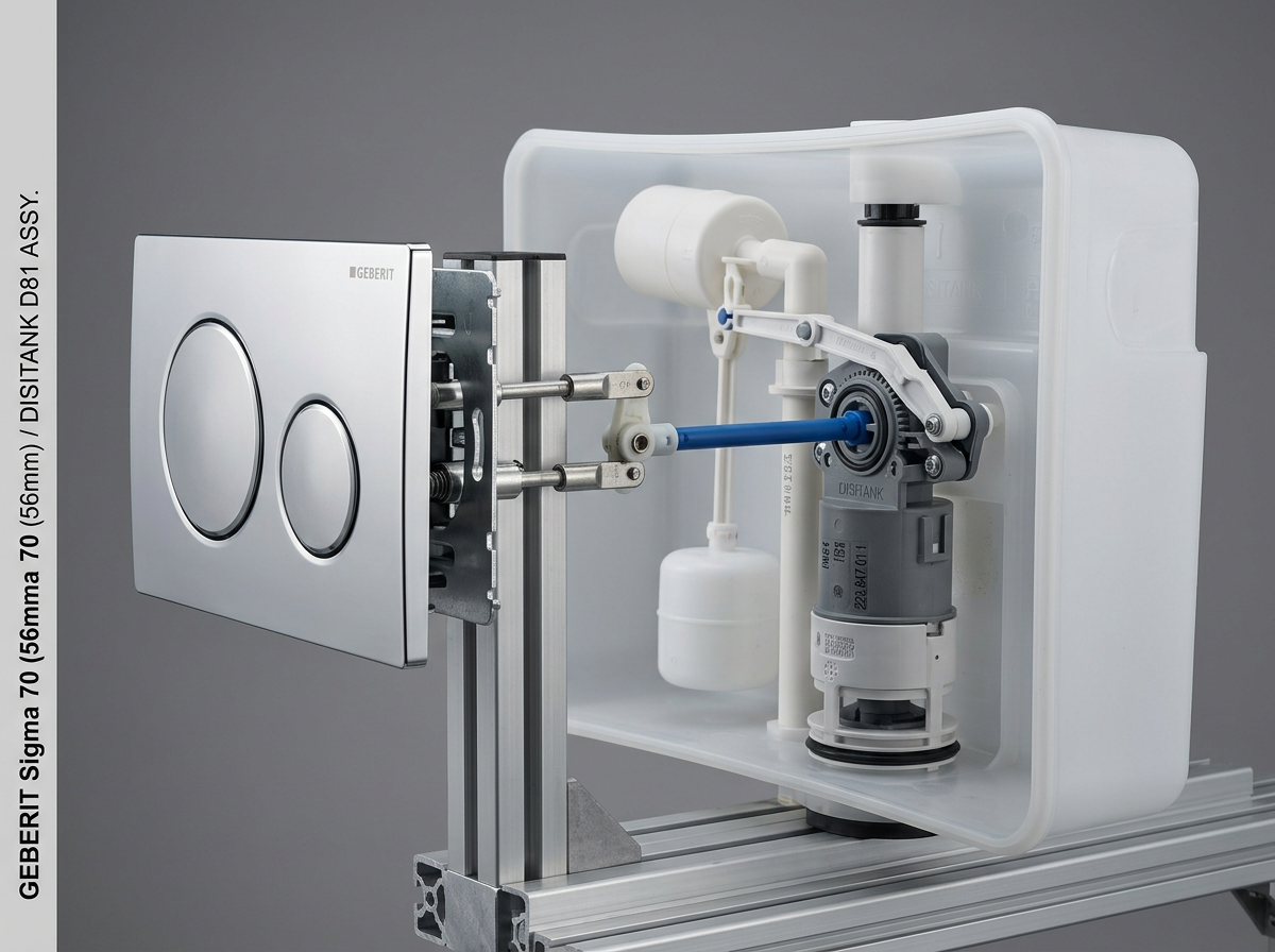 Page: GEBERIT Campana 2 tasti 56mm 241290 - Jonathan Sterling. Slot: disitank. Context: DISITANK 2X 