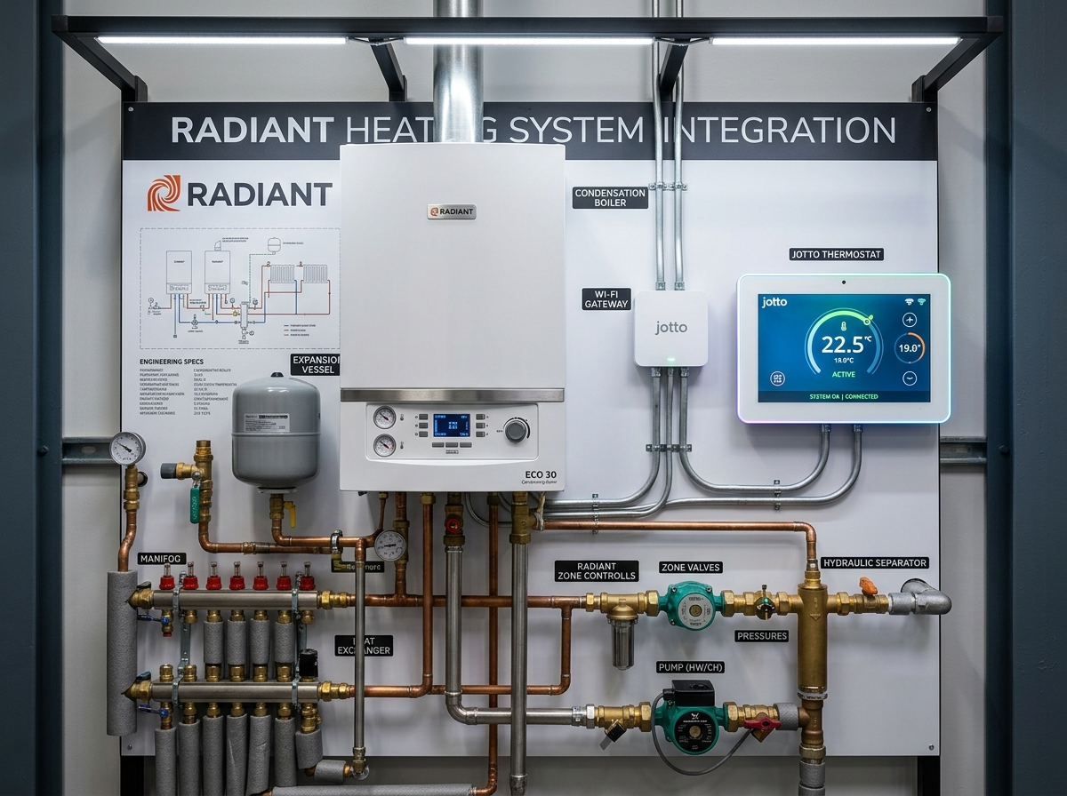 Page: Radiant Kit Fumi Condensazione - Jonathan Sterling. Slot: cronotermostato jotto wi fi. Context